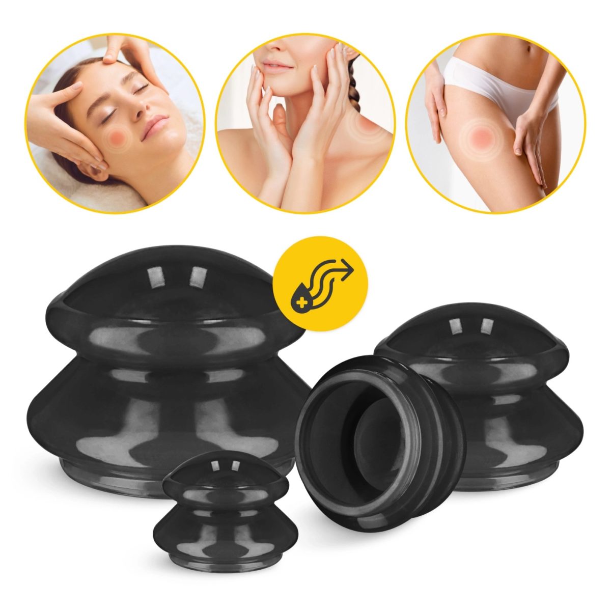 Kanu nature ventuze silicon negru 4fizjo happytour masajshop4