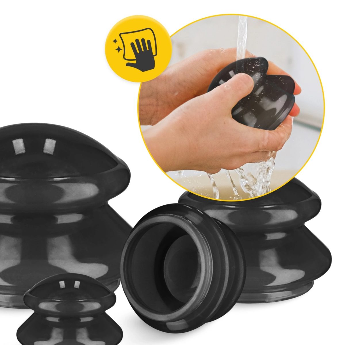 Kanu nature ventuze silicon negru 4fizjo happytour masajshop7