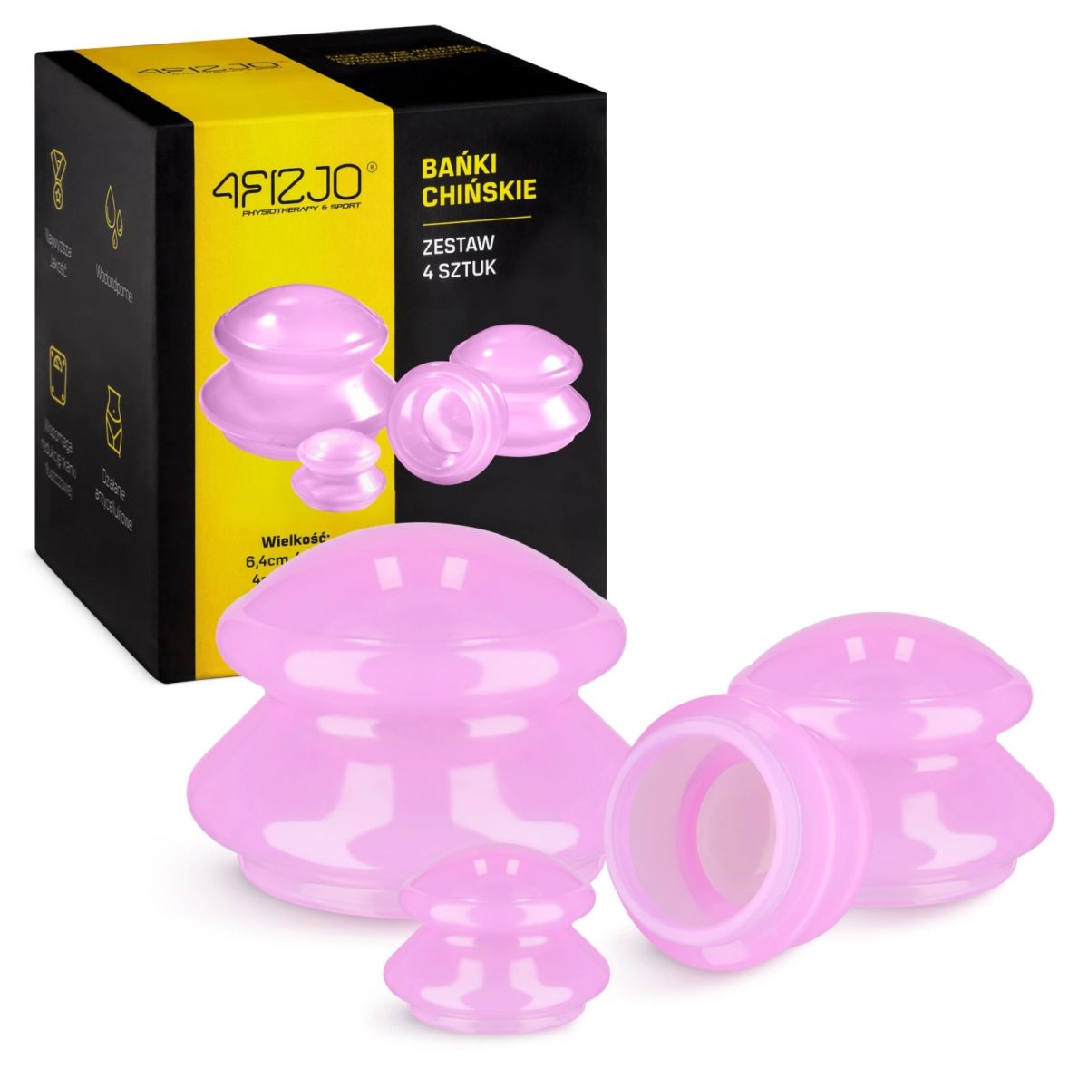 Kanu nature ventuze silicon roz 4fizjo happytour masajshop