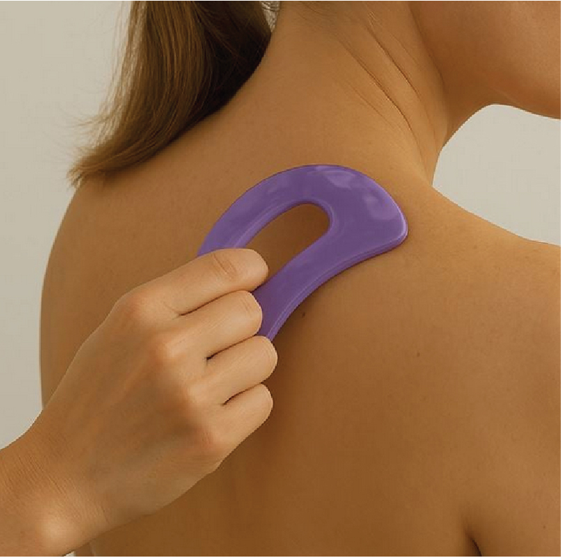 Accesoriu Masaj Mov Gua Sha Full Body - 18 x 7 cm - imagine 2